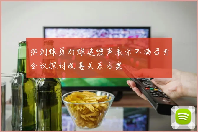 热刺球员对球迷嘘声表示不满召开会议探讨改善关系方案